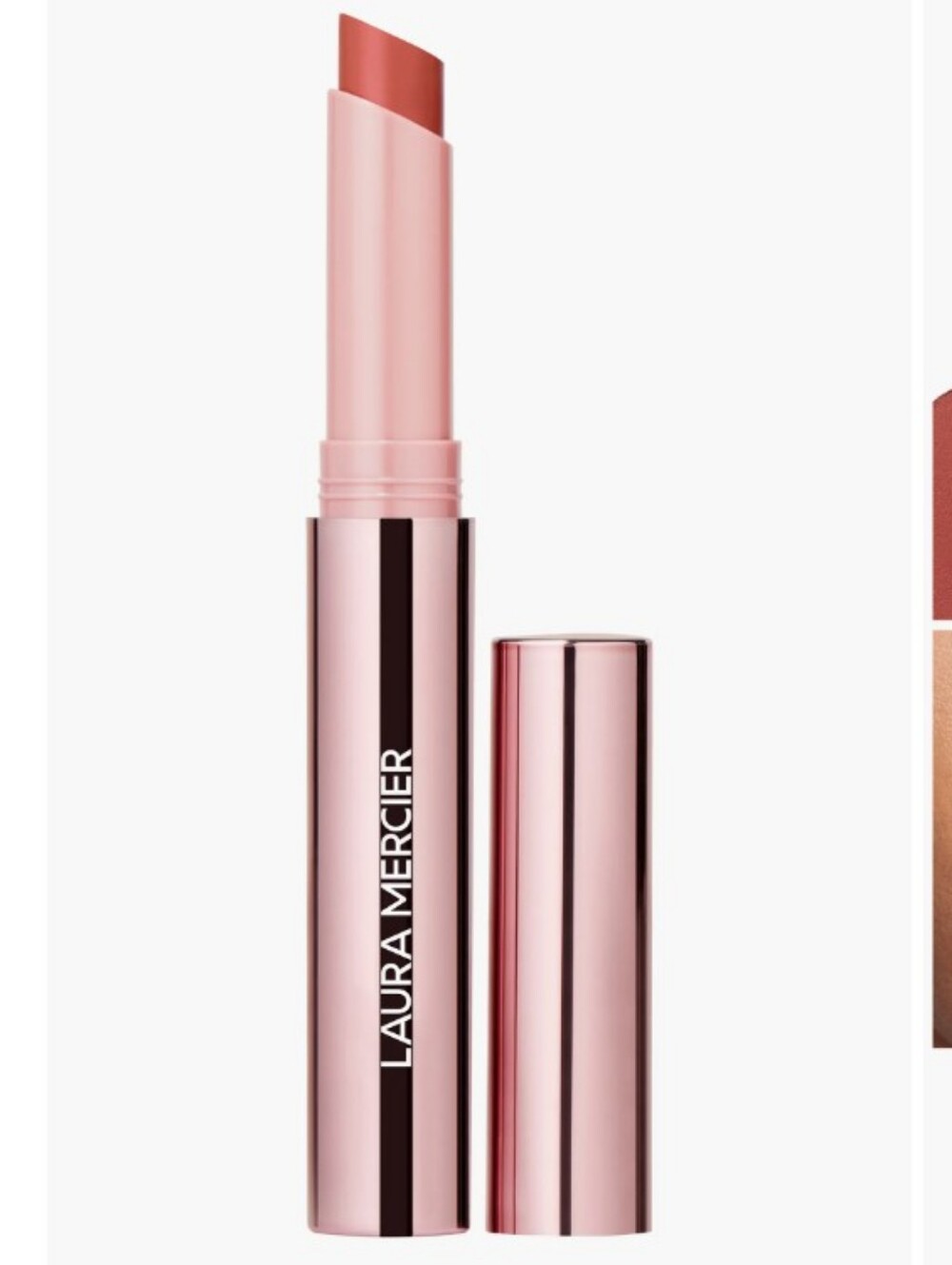 New laura mercier High Vibe Lip Color — Peek Warm Terracotta